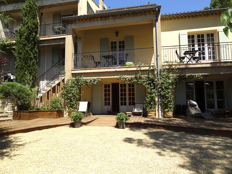 villa lumières, luberon, Goult, espace détente, jardin zen